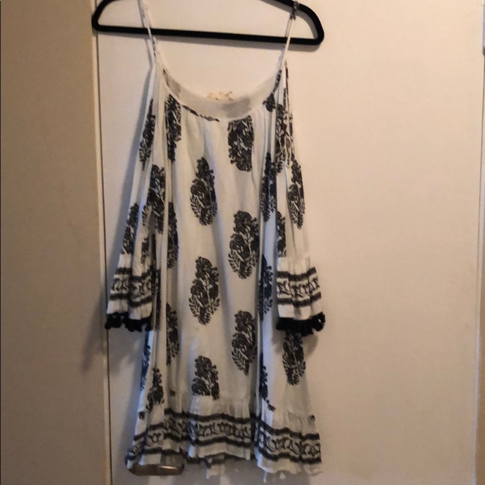 White & Black Dress